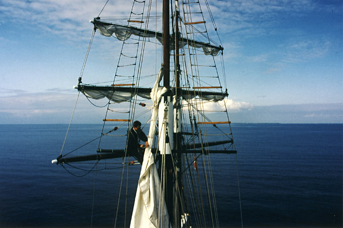 beim Segeln